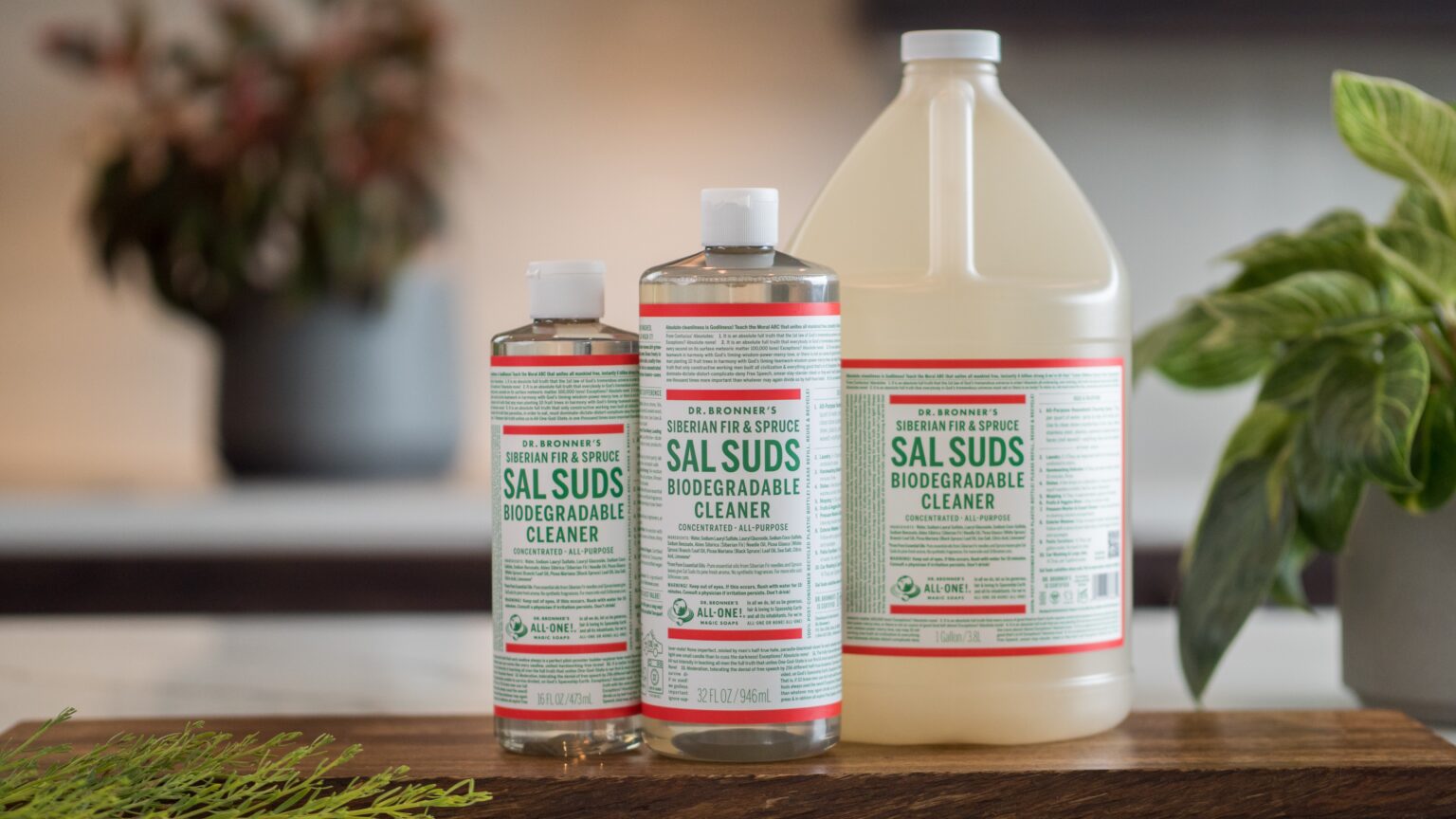 Sal Suds Dilution Cheat Sheet Going Green w/Lisa Bronner